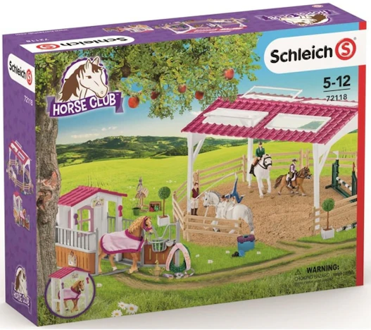 Schleich 72118 für 30€ - Reitschule mit Pferdebox