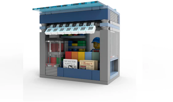 Nur heute: Gratis Zeitungskiosk-Minimodell bei Lego - für Kinder ab 14 Jahren