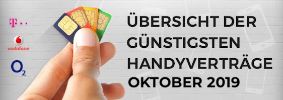 Übersicht laufender Handyverträge - Welche Angebote gelten im Oktober?