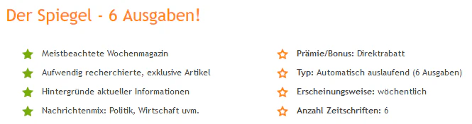 spiegel-konditionen