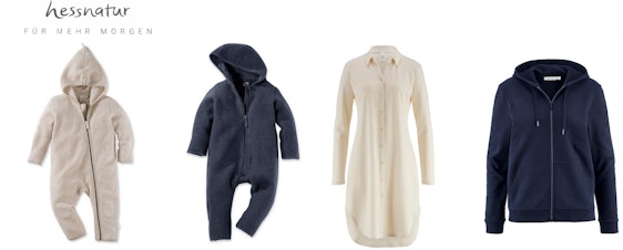 *Vorbei*20% Rabatt auf fast alles + versandkostenfreie Lieferung bei Hessnatur – z.B.: Walkoverall aus reiner Bio-Merinowolle für 80€