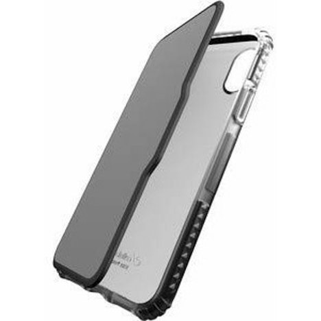 Cellular Line Tetra Force Book-Advance Schutzhülle, Ultra schützend, stoßdämpfend, Randverstärkung, hergestellt für iPhone XR, schwarz mit 7,20€ Preisnachlass