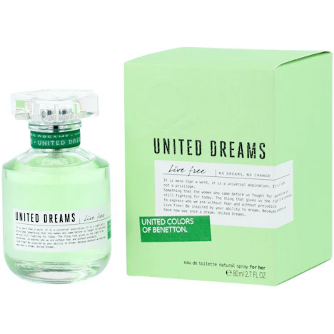 44% Nachlass auf Benetton United Dreams Live Free Eau de Toilette (80ml)
