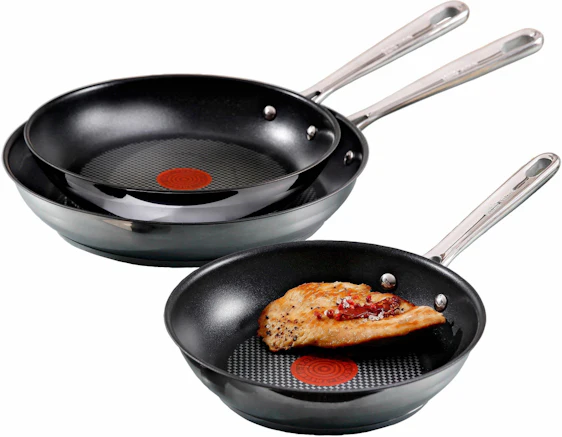 Tefal »by Jamie Oliver« für 64€ - 3-teiliges Pfannen-Set (20/24/28 cm), induktionsgeeignet