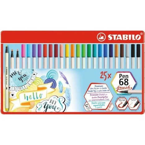 31% Nachlass auf Stabilo Pen 68 brush (25er)