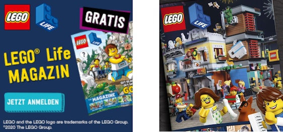 2Lego Life Magazin kostenlos abonnieren - für Kinder zwischen 5 und 9 Jahren change1