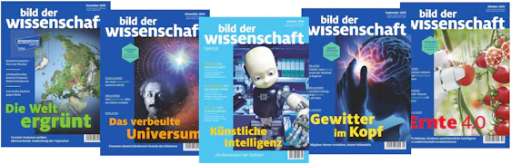 Jahresabo Bild der Wissenschaft für 122€ + Wahlprämie im Wert von bis zu 115€
