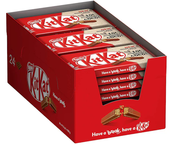 24x Nestlé KitKat ab 8€ – Schokoriegel mit Knusperwaffel (24 x 41,5g)