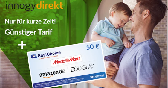 Innogy Stromtarife mit 50€ BestChoice-Gutschein 🔌 - günstiger als Verivox und Check24!
