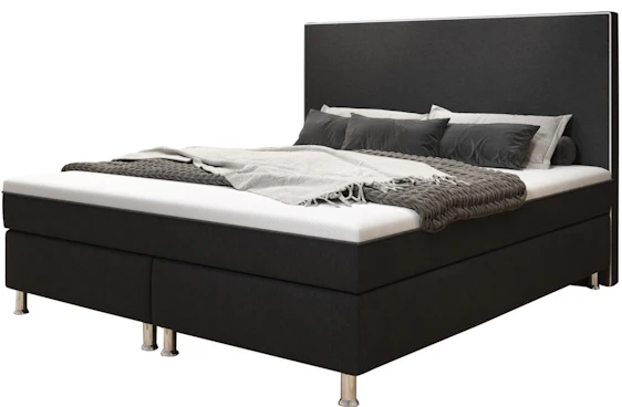 Inter Handels King De Luxe für 468€ - Boxspringbett mit intergriertem Topper, 180x200cm