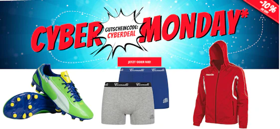 10% Extra-Rabatt auf alles zum Cyber Monday bei Sportspar - z.B. Puma evoSPEED 1 FG für 22€