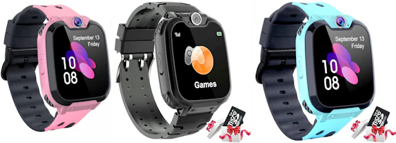 Auburet Kinder-Smartwatch für 16€ – mit Wecker, Audioaufnahme, Musikplayer & Anruf-Funktion