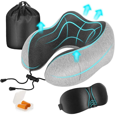 Newdora Reisekissen für 8€ - in zwei Farben mit Memory Foam (Prime)
