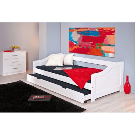 Aktion: Inter Link Sofabett Leonie weiß 90x190cm 16,52€ günstiger