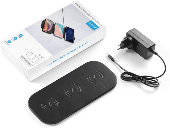 Zealsound 3x10W Qi Ladestation für 21€ - für drei Geräte inkl. 36W Adapter