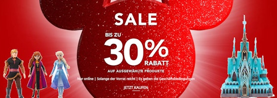 Disney-Sale! Bis zu 30% Rabatt - z.B. Die Eiskönigin II, Schloss von Arendelle für 66€