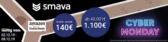 Letzte Chance! Kreditvergleich bei Smava mit 1.100€ Amazon-Gutschein – für Kredite ab 40.001€