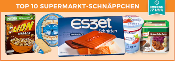 Top 10 Supermarkt-Schnäppchen der KW 33 🛒 - z. B. Der große Bauer für 0,39€