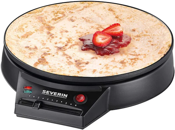 Severin Crêpes Maker CM 2198 für 17€- in Schwarz mit 1.000W (PRIME)
