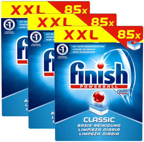 *Vorbei* 4x 85 Finish Classic für 24€ - Geschirrspültabs mit Powerball