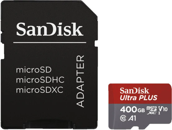 SanDisk Ultra 400GB microSDXC für 47€ – Class 10, UHS Class 1 Speicherkarte mit 100 MB/s Lesegeschwindigkeit