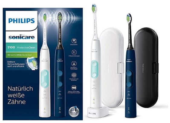 2x Philips Sonicare ProtectiveClean Philips HX6851/34 für 100€ - elektrische Schallzahnbürste mit Reiseetui