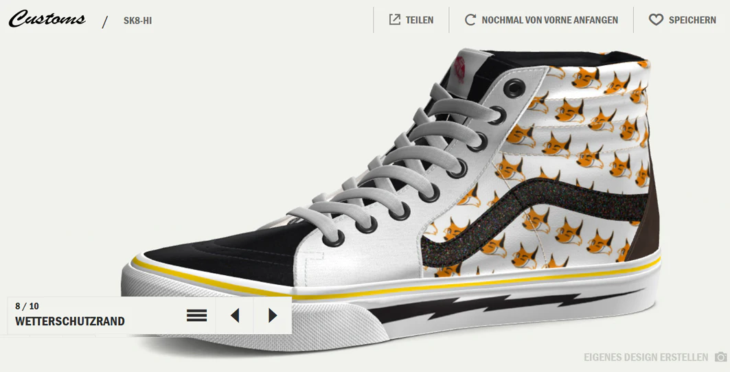 Vans selbst gestalten