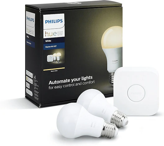 Philips Hue White Starter Set für 50€ – mit 2x E27-Glühbirnen & Bridge 2.0
