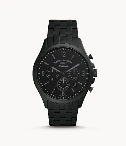 Fossil Forrester für 76€ - Herren-Chronograph in Schwarz