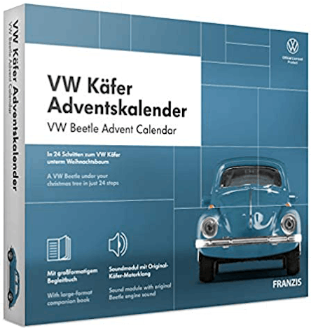 VW Käfer Adventskalender 2020 für 32€ - in 24 Schritten zum Käfer-Modell