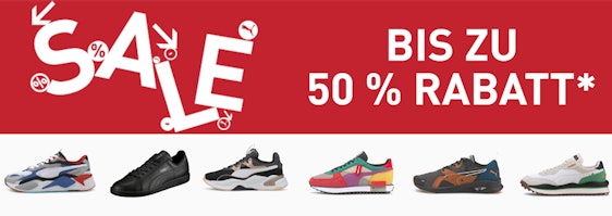 Bis zu 50% Rabatt im Sale bei Puma - z. B. Puma RS2K für 58€