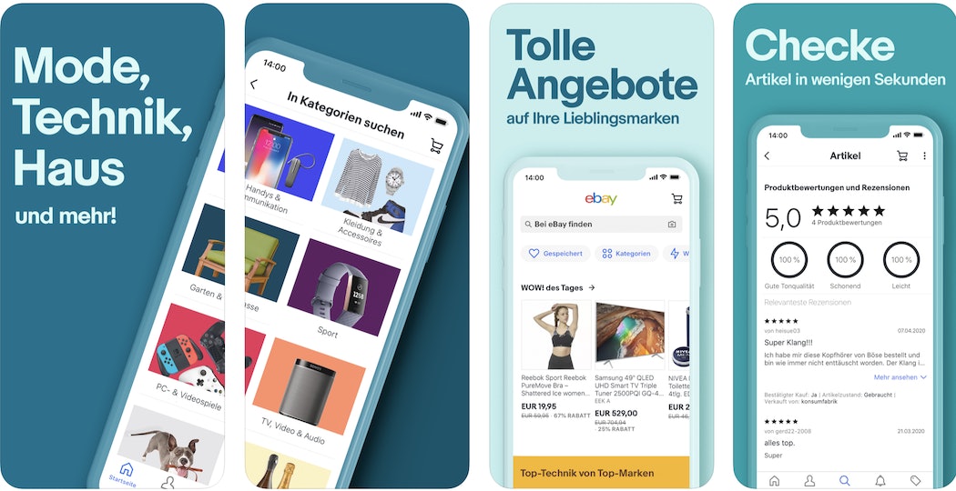 Mit eBay Gutschein in der App sparen