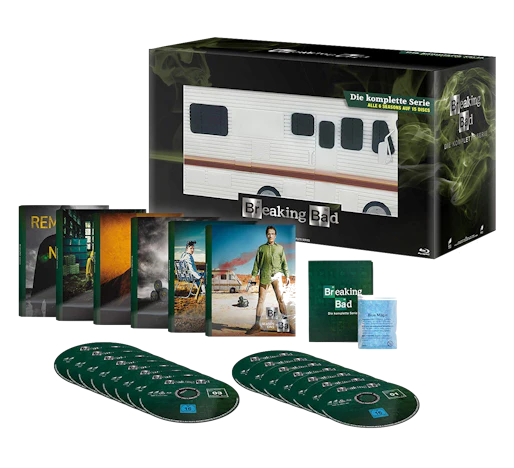 Breaking Bad: Die komplette Serie für 50€ - Blu-ray – limited Edition mit Meth Mobil