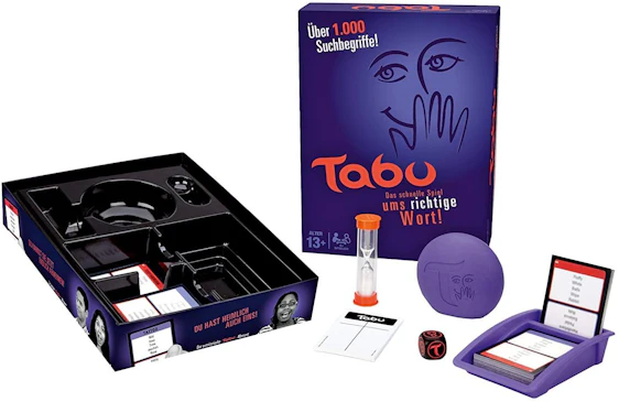 Hasbro Tabu Classic für 15€ - Partyspiel für mind. 4 Spieler, ab 13 Jahren