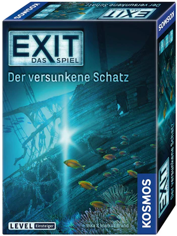 Exit "Der versunkene Schatz" ab 8€ - Escape Room Spiel ab 10 Jahren, 1-4 Spieler