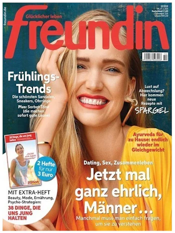 26 Ausgaben Freundin für 3€ – Jahresabo zum Hammerpreis!