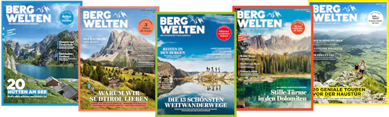 Jahresabo Bergwelten für 44€ – mit 40€ Amazon-Gutschein, 35€ Verrechnungscheck oder 2.000 Payback-Punkten