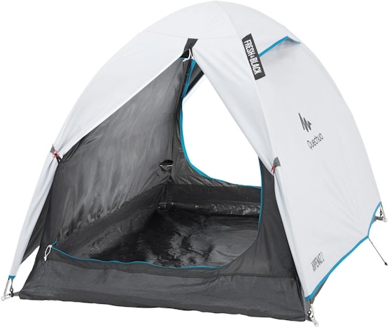Quechua Arpenaz 2 Fresh & Black für 29€ - Campingzelt für 2 Personen