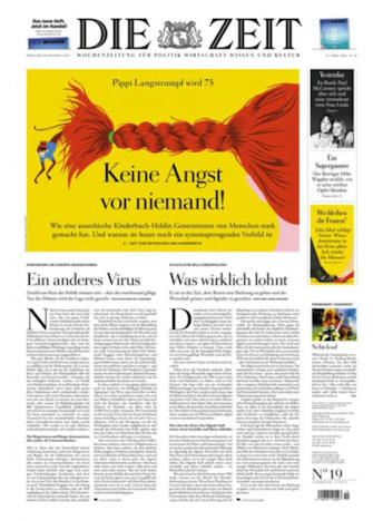 6 Ausgaben "Die Zeit" für 6€ – keine Kündigung nötig!