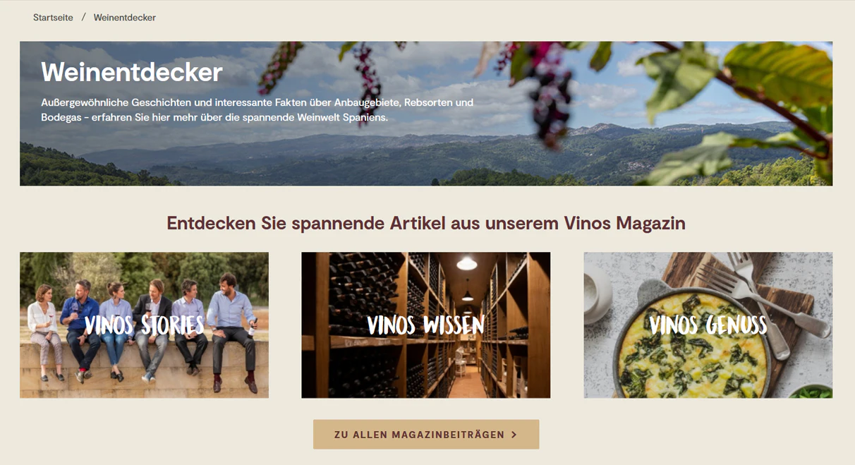 Vinos Weinentdecker Magazin