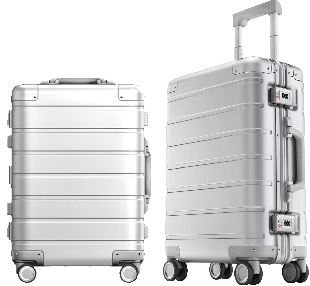 Noch günstiger! Xiaomi Mi Metal Carry-on für 124€ – 31 Liter Hartschalen-Koffer, Aluminium-Magnesium-Legierung, TSA-Zahlenschloss