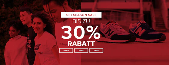 30% Rabatt im Pre-Sale bei New Balance - z. B. New Balance 608 für 51€