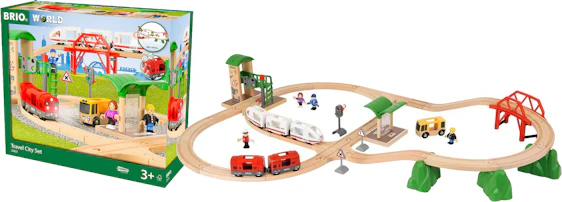 Brio World Travel City Set (63383100) für 55€ – 41-teilige Holzeisenbahn