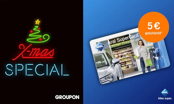 Aral SuperCard: Aktionsguthaben im Wert von 35€ für 30€ » oder im Wert von 46€ für 40€