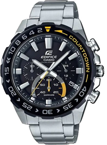 Casio EFS-S550DB Edifice für 80€ – analoge Solaruhr mit Sapphirglas & Stoppfunktion
