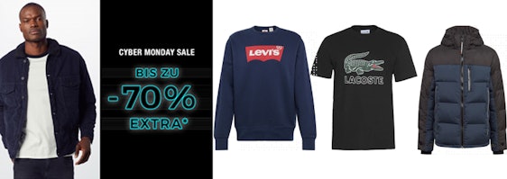 Bis zu 75% Rabatt im Cyber Monday Sale bei AboutYou - kombinierbar mit Paydirekt-Rabatt