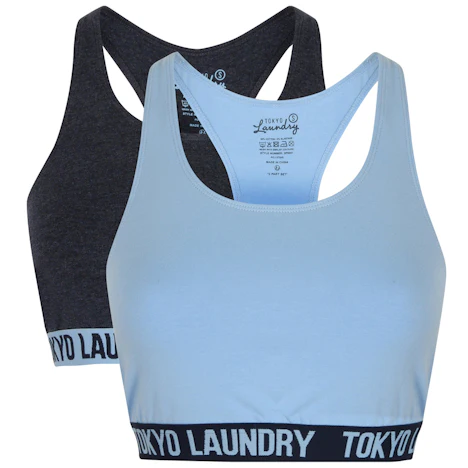 2er-Pack Tokyo Laundry Ada Racer Back für 8€ - Sport-BH in verschiedenen Farben und Größen