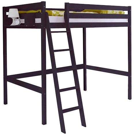 Aktion: Ticaa Hochschläfer Doppelbett Matthias 140 Kiefer Grau 140 x 200 cm (929598) 70,85€ günstiger