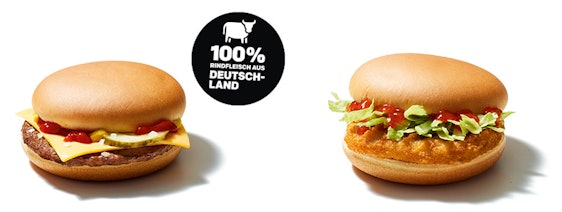 2 Chickenburger oder Cheeseburger für 2€ - mit App-Coupon bei McDonald's