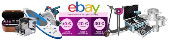 eBay Cyber Monday Angebote mit bis zu 30€ Rabatt » Die 9 besten Deals im Preischeck ✓